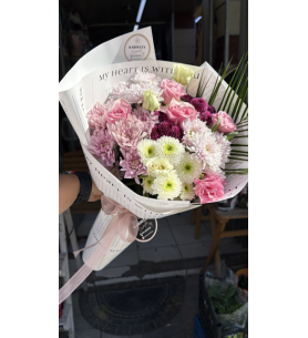 Vip  pembe beyaz karma soft aranjman
